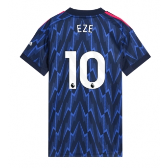 Billige Fotballdrakt Arsenal Eberechi Eze #10 Replika Bortedrakt Dame 2025-26 Kortermet